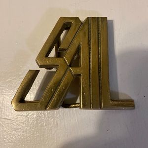 SAIL belt buckle solid brass